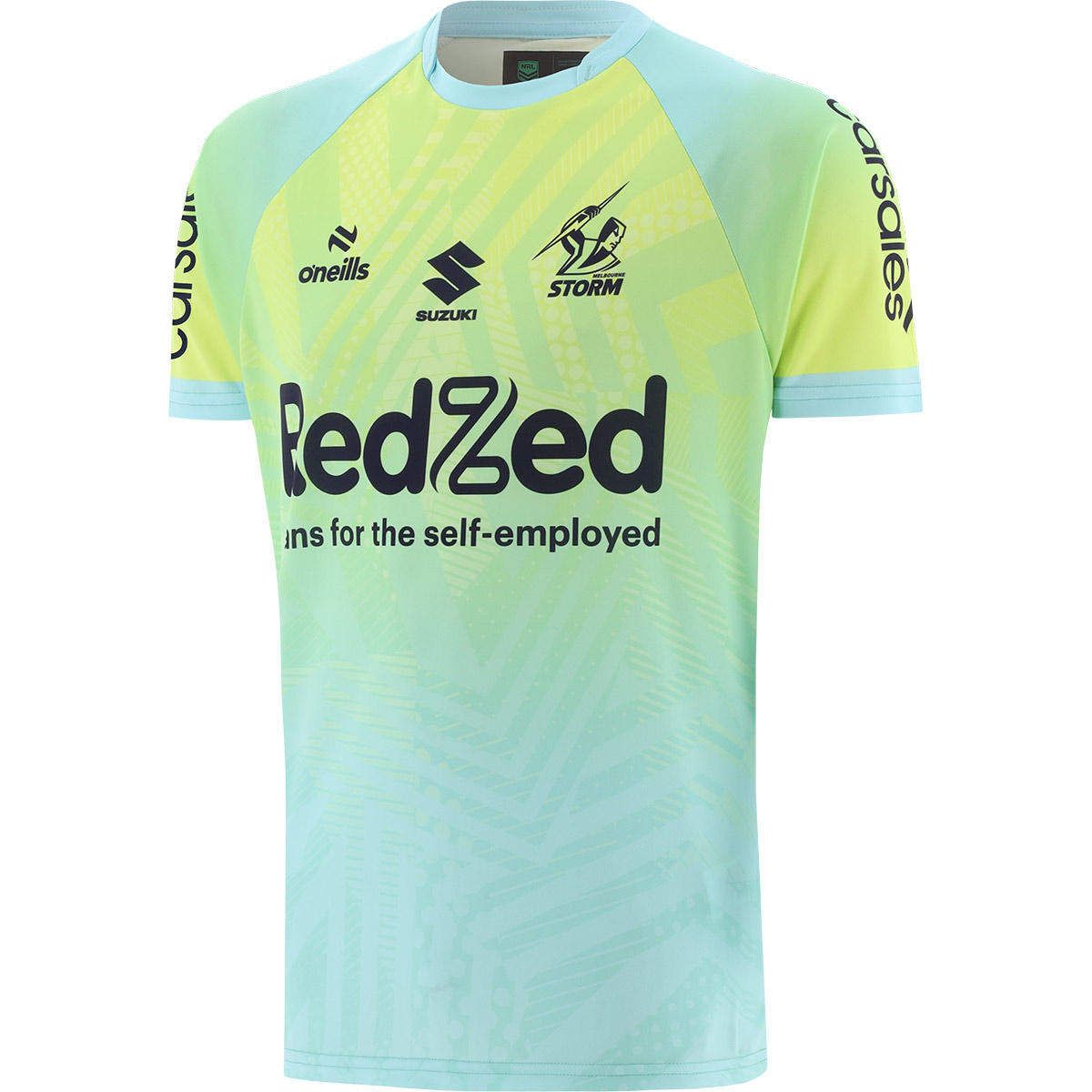 NRL Storm 2024 Training TShirt Green Team Rhapsody