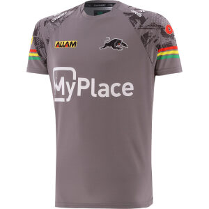 NRL Panthers 2024 Training T-Shirt Grey
