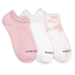 Womens Skechers 3pk No Show Socks