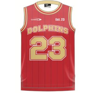NRL Dolphins 2024 Basketball Singlet