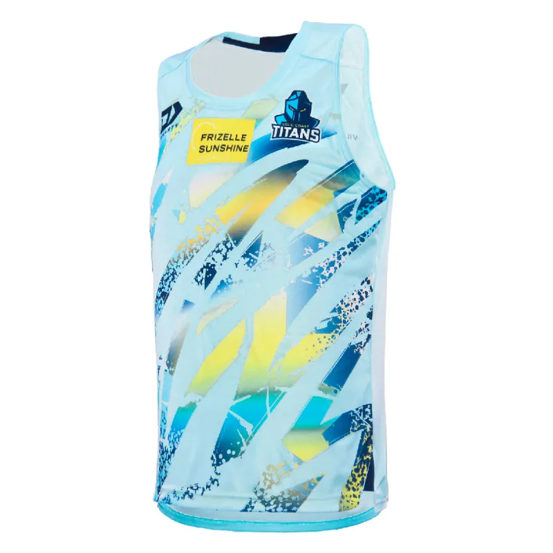 Titans 2024 Training Singlet Left Angle