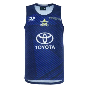 Cowboys 2024 Navy Training Singlet Front