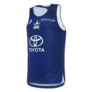 Cowboys 2024 Navy Training Singlet Angle