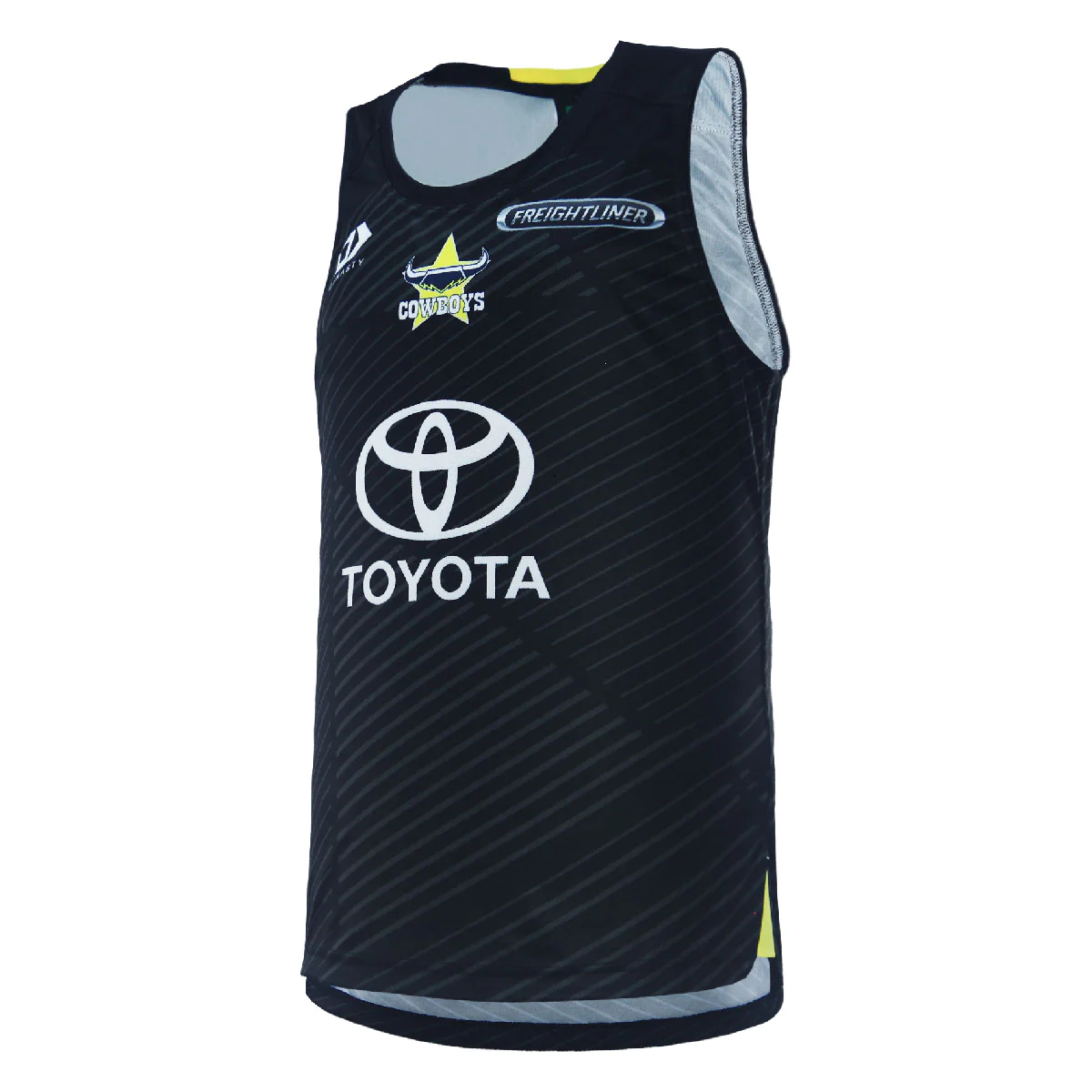 Cowboys 2024 Black Training Singlet Angle