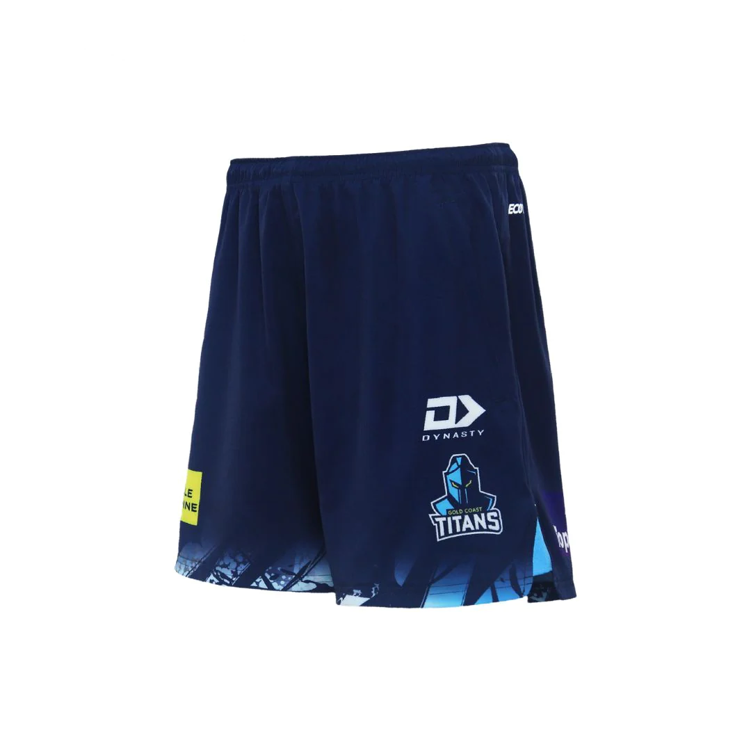 Titans 2024 Training Shorts Navy Angle