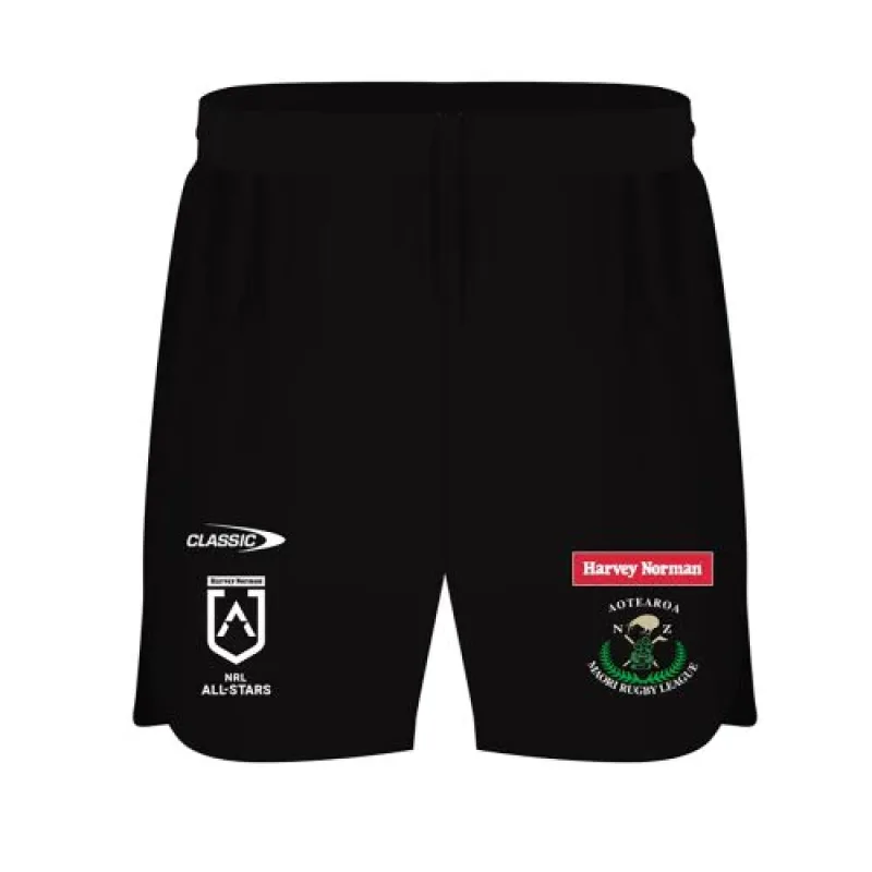 NZ Maori All Stars 2024 Training Shorts Front
