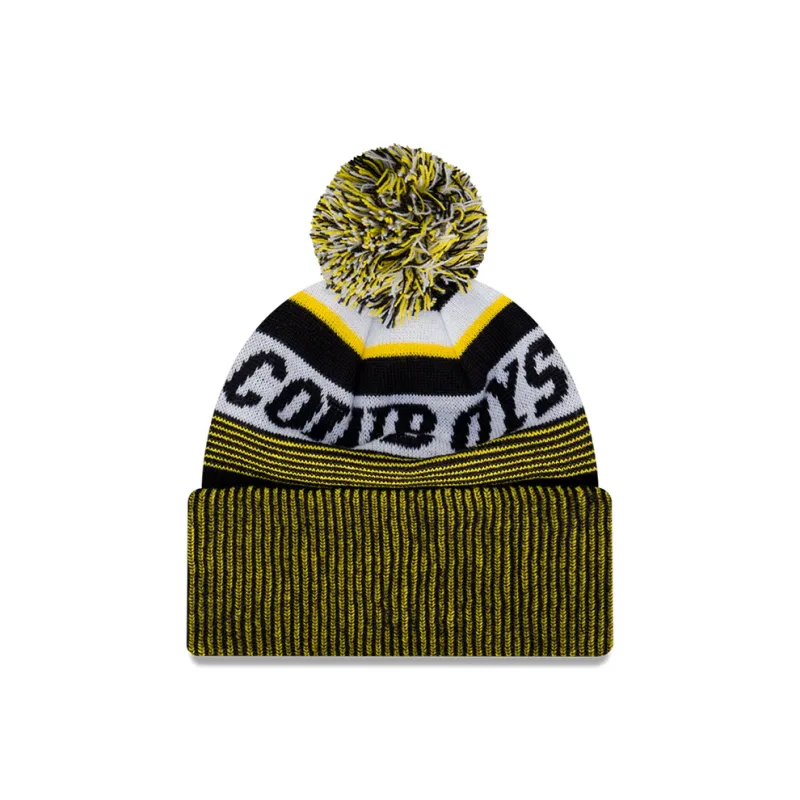 NRL 2024 New Era Cowboys Knitted Beanie Back