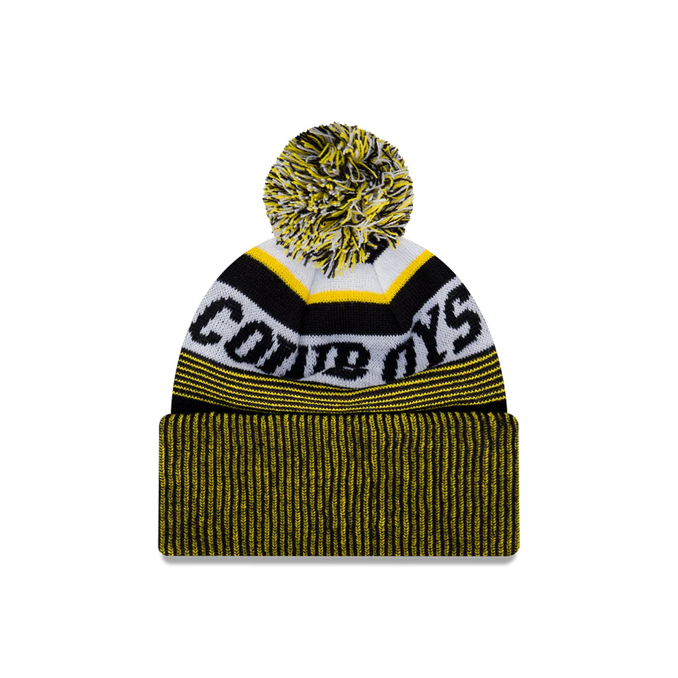 NRL 2024 New Era Cowboys Knitted Beanie Back