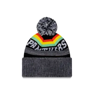 NRL 2024 New Era Panthers Knitted Beanie Back
