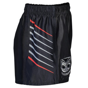 Warriors NRL Youth Supporter Shorts Side View