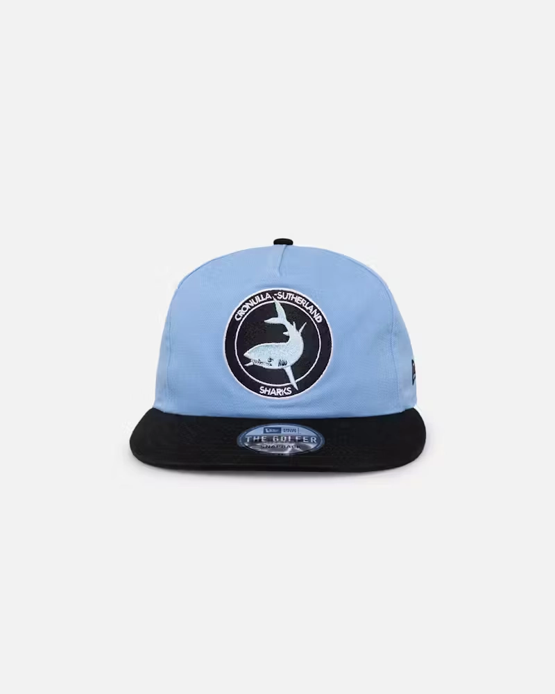 New Era Sharks GOLFER 'Retro' Snapback Front