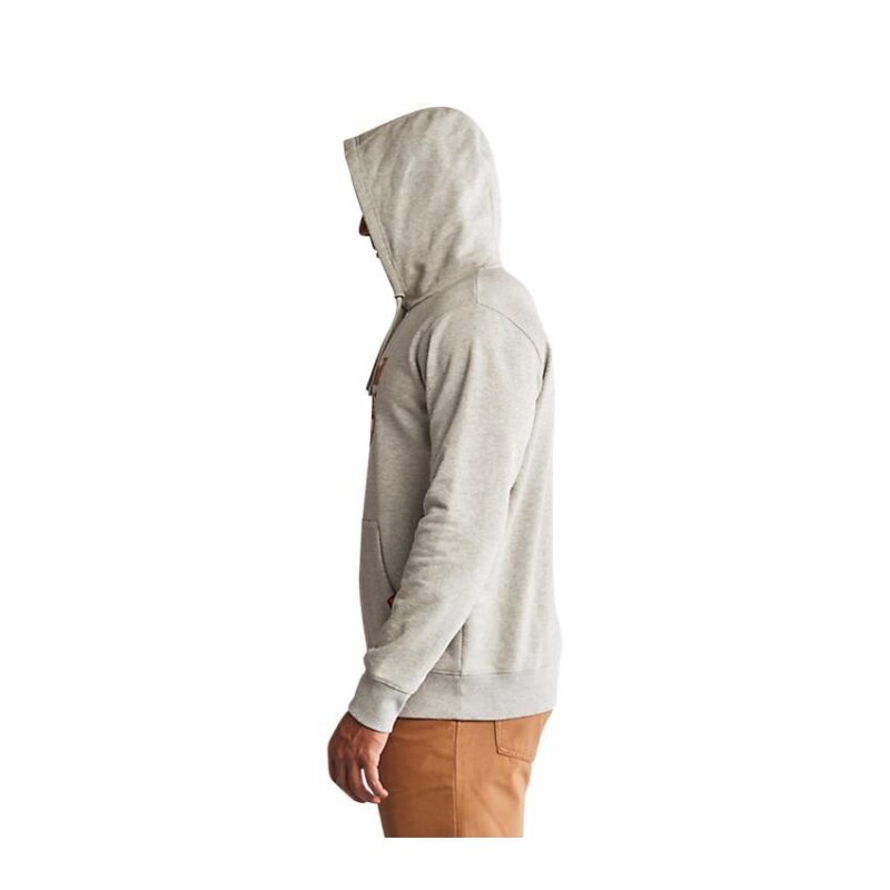 PRO HOOD HONCHO PULLOVER HOODIE GREY SIDE VIEW