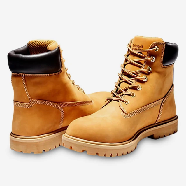 Timberland Icon Work Boot Wheat heel and toe view