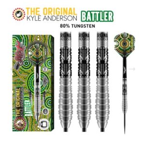 Kyle Anderson Battler Steel Tip Dart Set-80% Tungsten Barrels