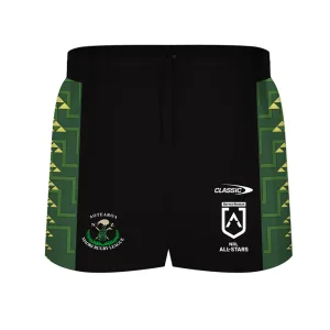 NZ Maori All Stars 2024 Playing Shorts Front View