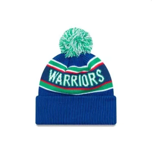 Warriors New Era Pom Pom Beanie Back View