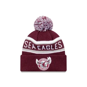NRL Sea Eagles New Era Pom Pom beanie