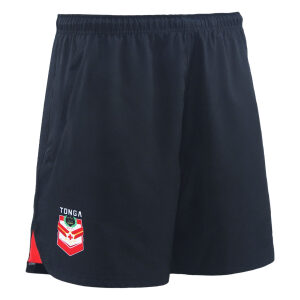 Tonga Rugby League Gym Shorts Black