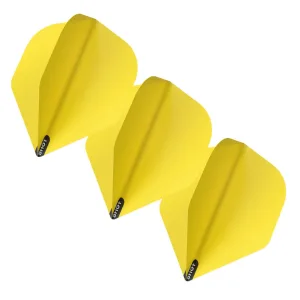 Shot Darts Flight Set-Yellow Standard