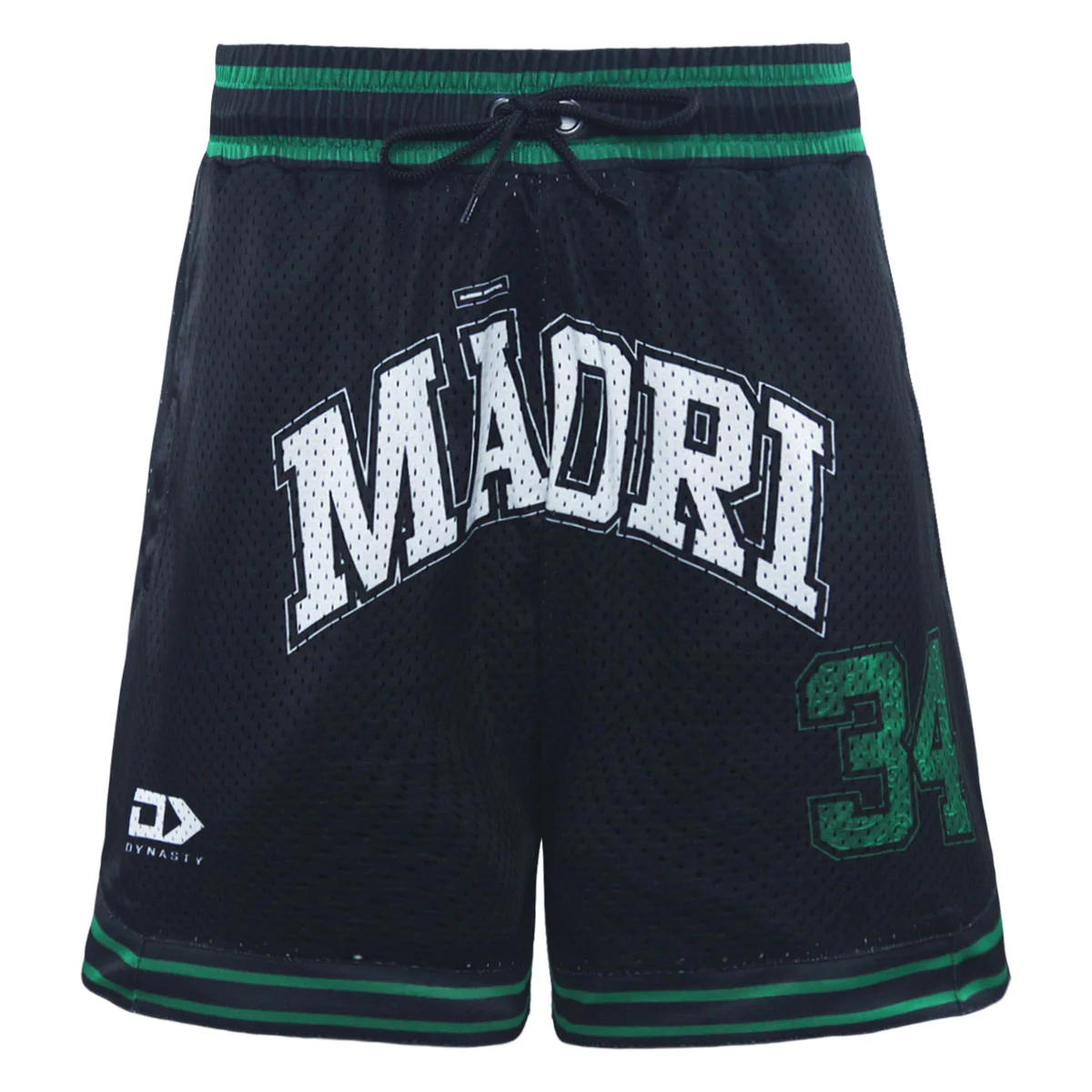 NZ Maori 2025 Basketball Shorts Front View