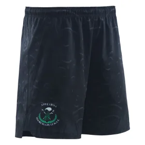 NZ Maori 2025 Training Shorts Charcoal Front Right View
