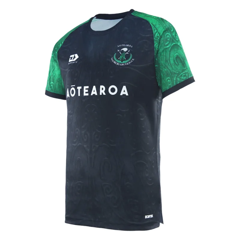 NZ Maori 2025 Training T-Shirt Front Right view