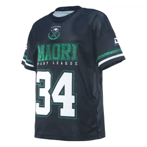 NZ Maori 2025 Oversized Tee Front Right View