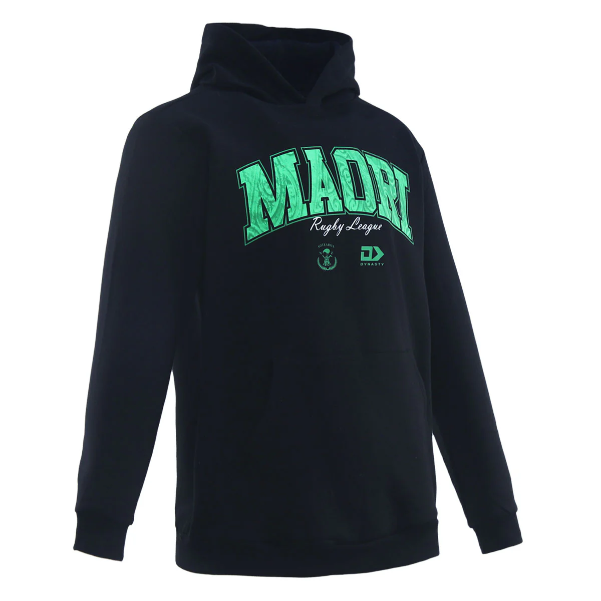 NZ Maori 2025 Graphic Hoodie Front Left View