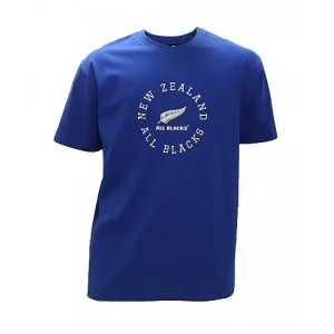 All Blacks Adult NZ Logo T-shirt-Blue