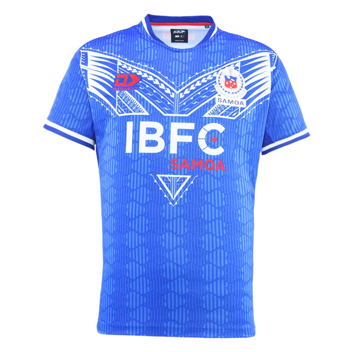 Samoa Rugby League Home Jersey front view