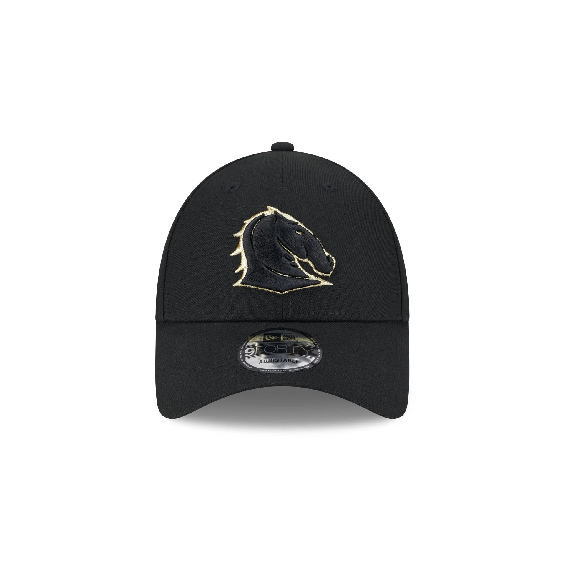 NRL Broncos 940 Snapback Cap Black/Gold front