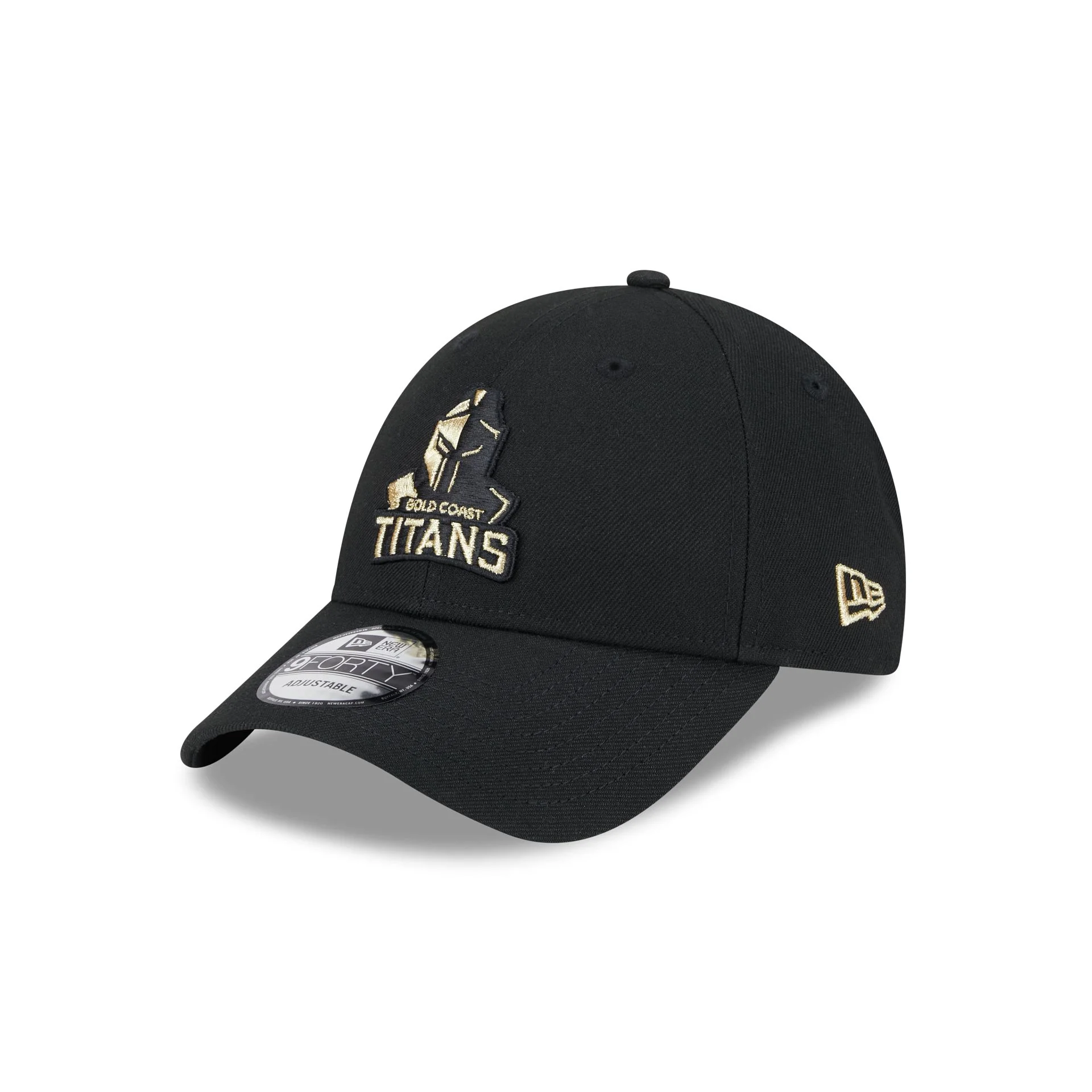 NRL Titans 940 Snapback Cap Black/Gold front right