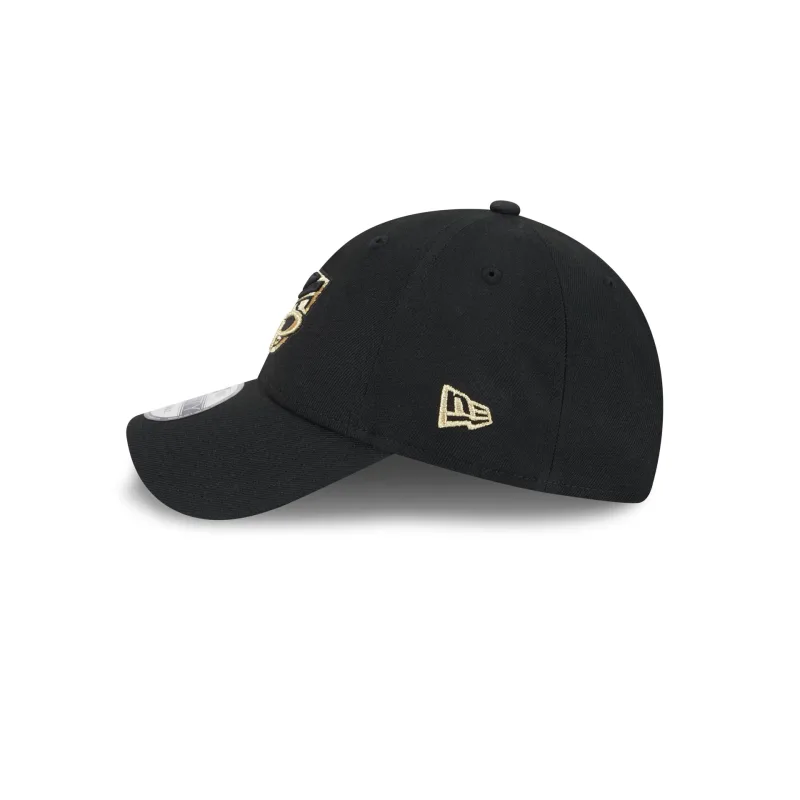 NRL Warriors 940 Snapback Cap Black/Gold left view