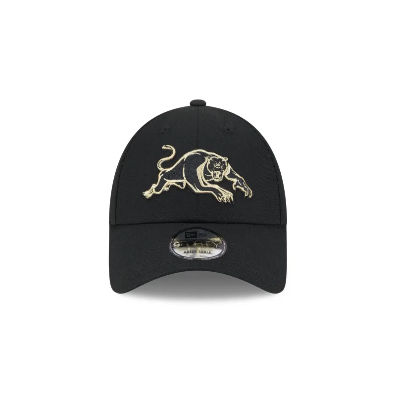 NRL Panthers 940 Snapback Cap Black/Gold front