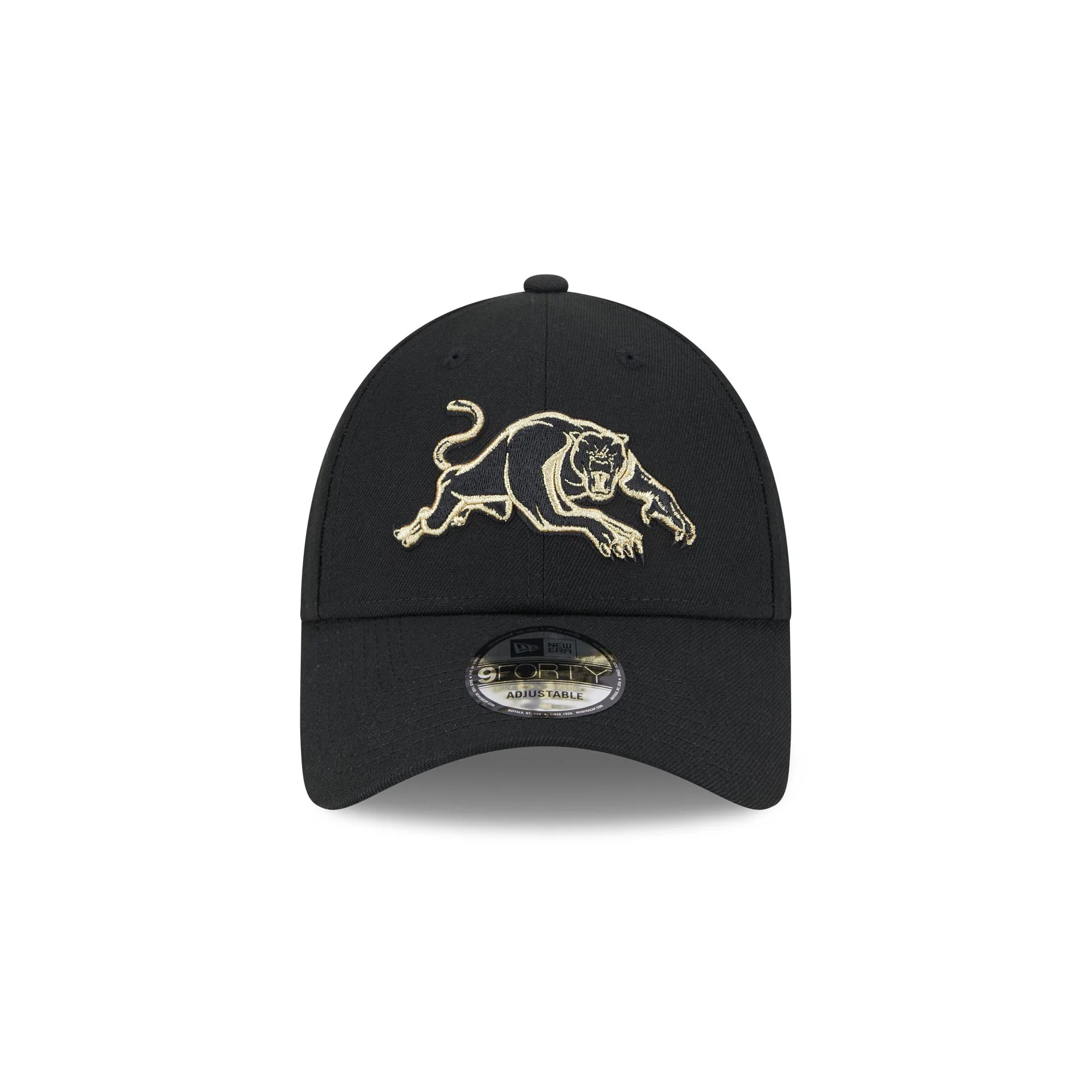 NRL Panthers 940 Snapback Cap Black/Gold front