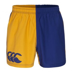 Canterbury Harlequin Shorts- Gold/Royal