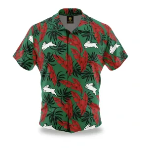 NRL Rabbitohs "Paradise" Hawaiian Shirt