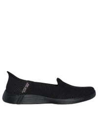 Womens Skechers OTG Luminary Black Rose Gold Right Side View
