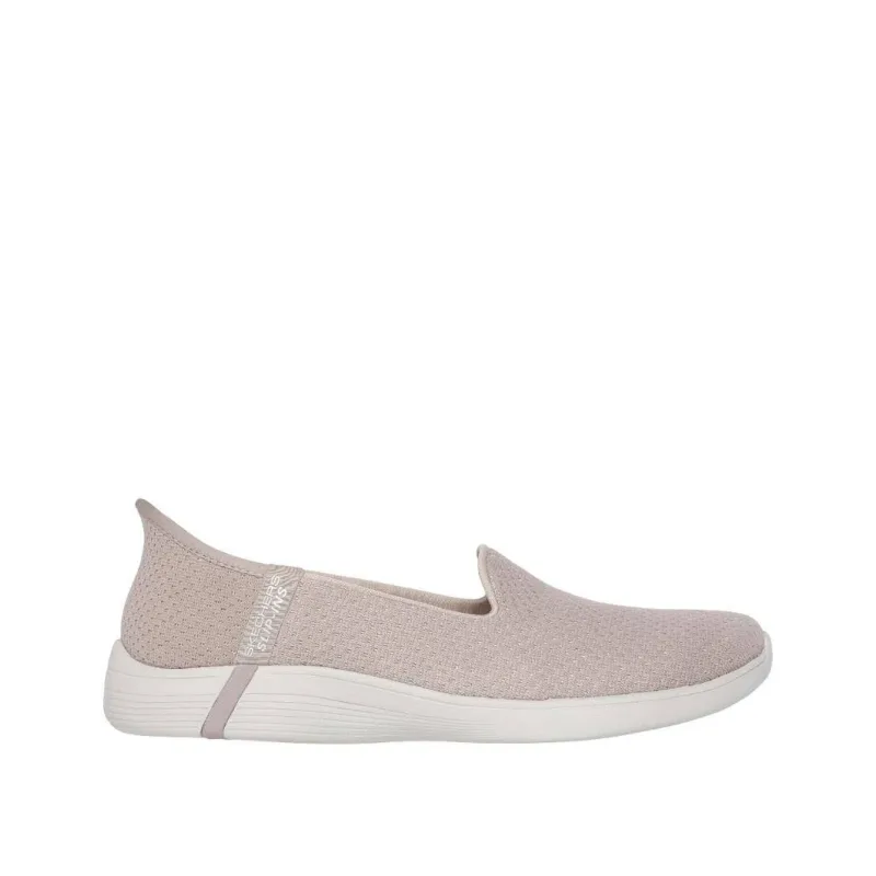 Womens Skechers OTG Luminary Taupe Gold Right Side View