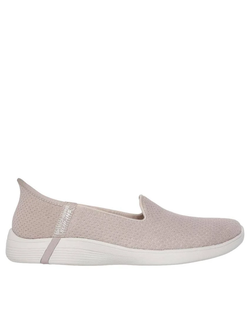 Womens Skechers OTG Luminary Taupe Gold Right Side View