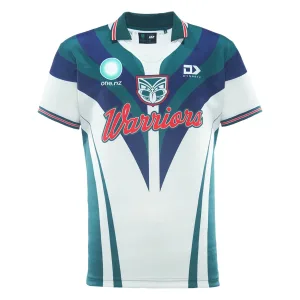 NZ Warriors 2025 Kids Dear Warrior Warm up Tee Cream