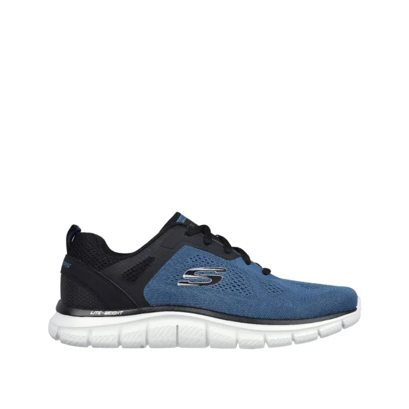 Mens Track- Broader Blue Black Right Side