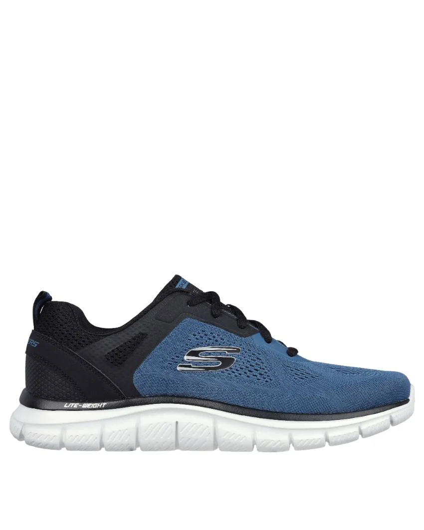 Mens Track- Broader Blue Black Right Side