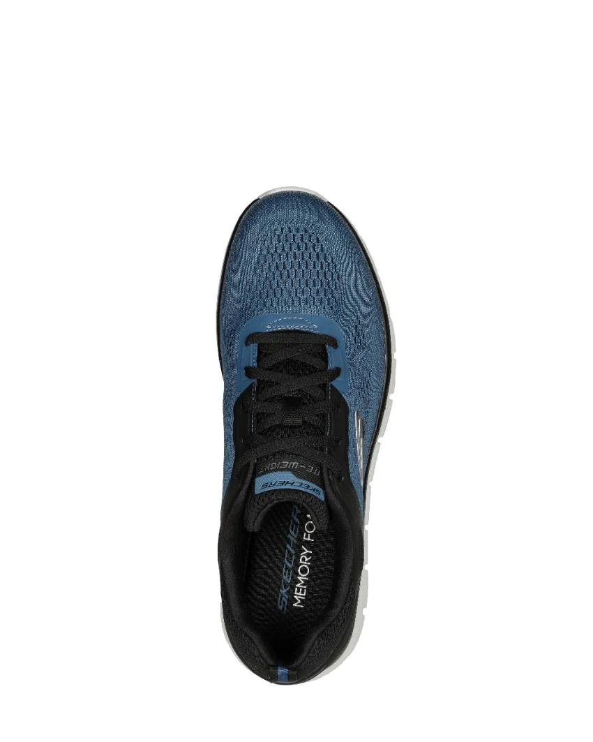 Mens Track- Broader Blue Black Top View