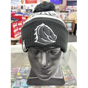 Broncos Beanie Black White Front