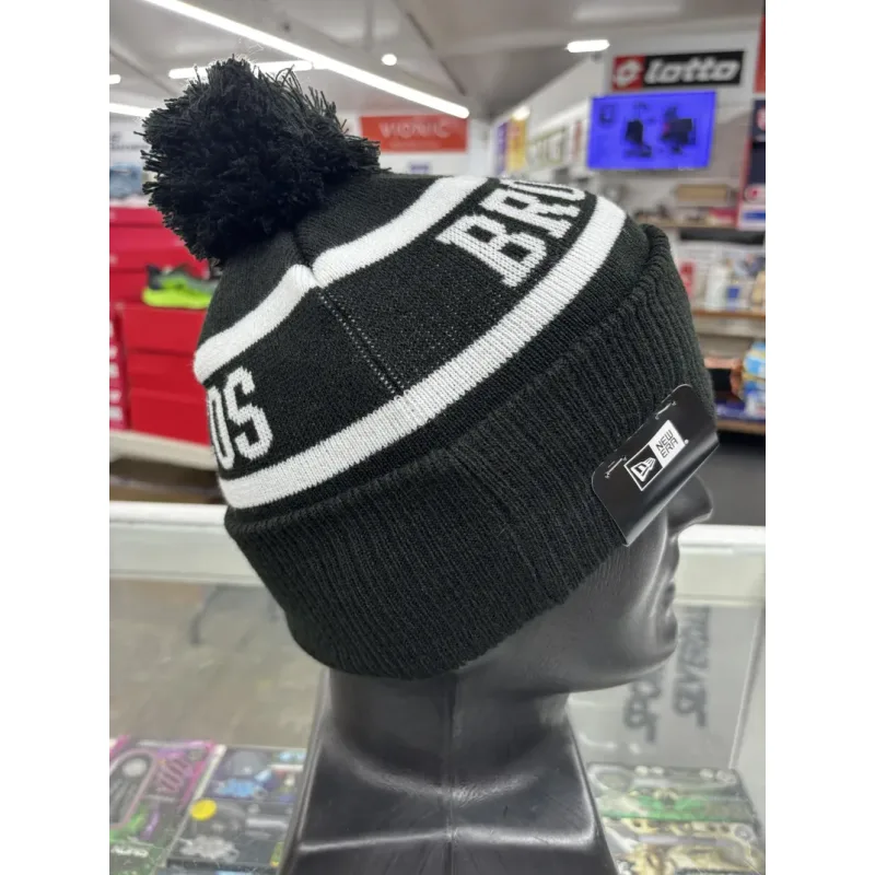 Broncos Beanie Black White Right