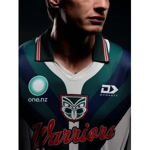 NZ Warriors 2025 Mens Dear Warrior Warm up Tee Cream