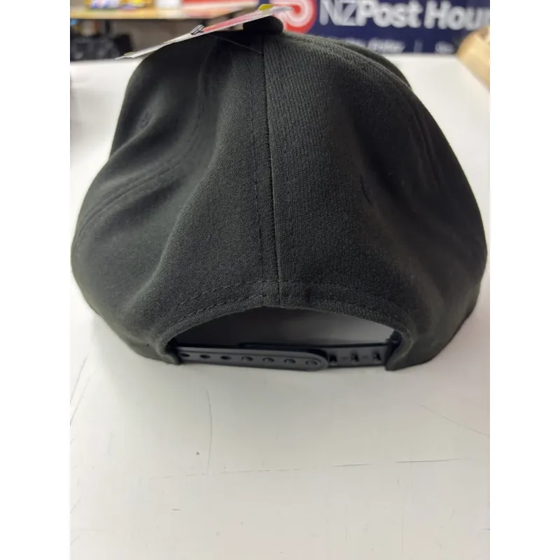 NRL Broncos 970SS Snapback Cap Black White Back View