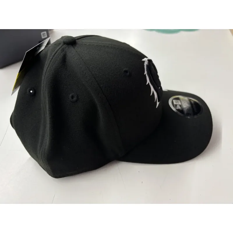 NRL Broncos 970SS Snapback Cap Black White Right View