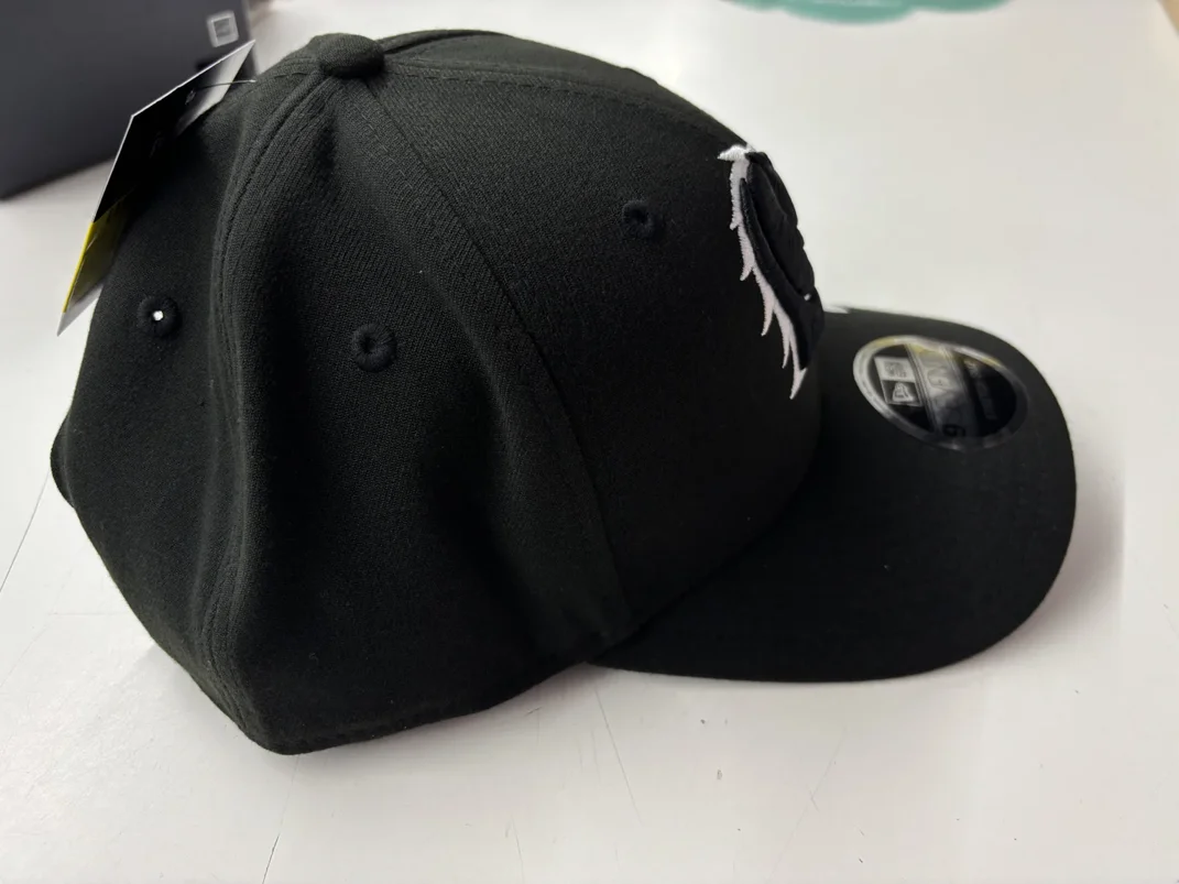 NRL Broncos 970SS Snapback Cap Black White Right View